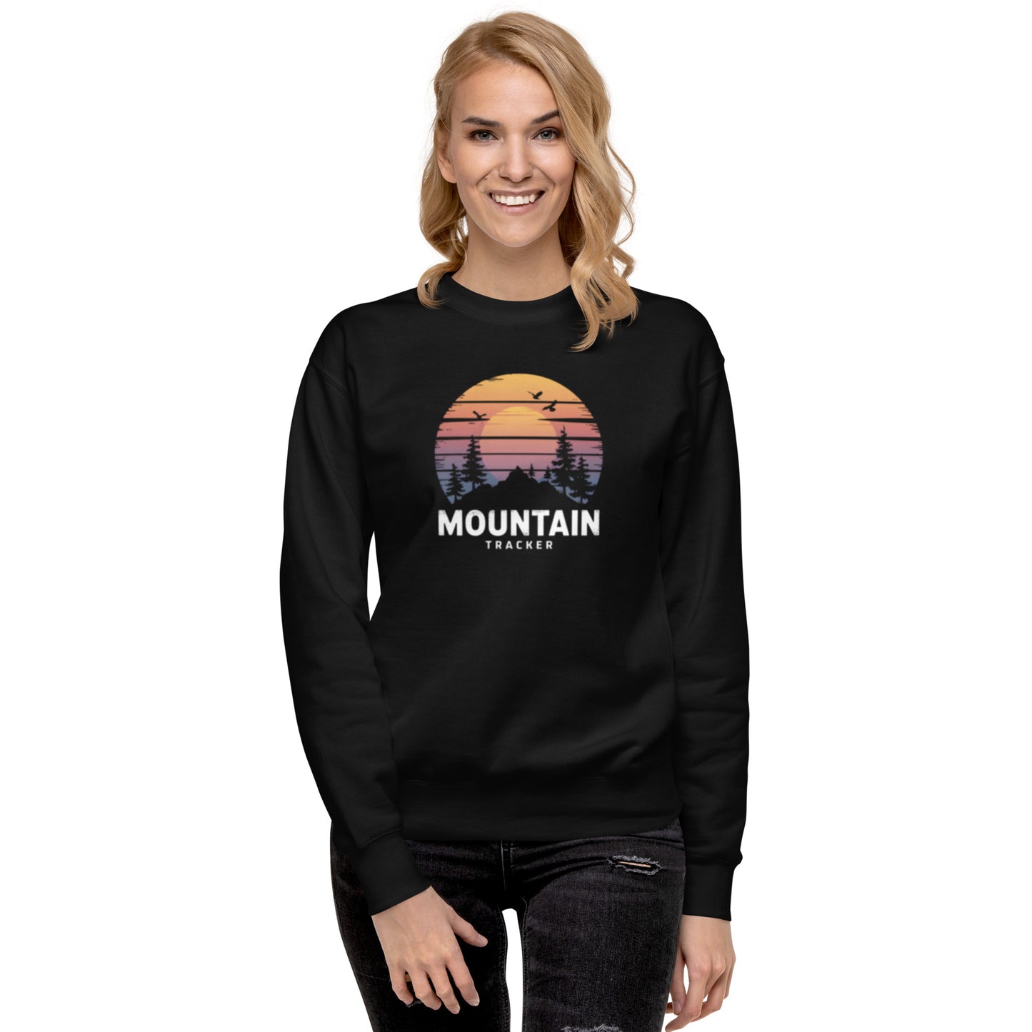 Sweatshirt premium unisexe - Tracker Montain