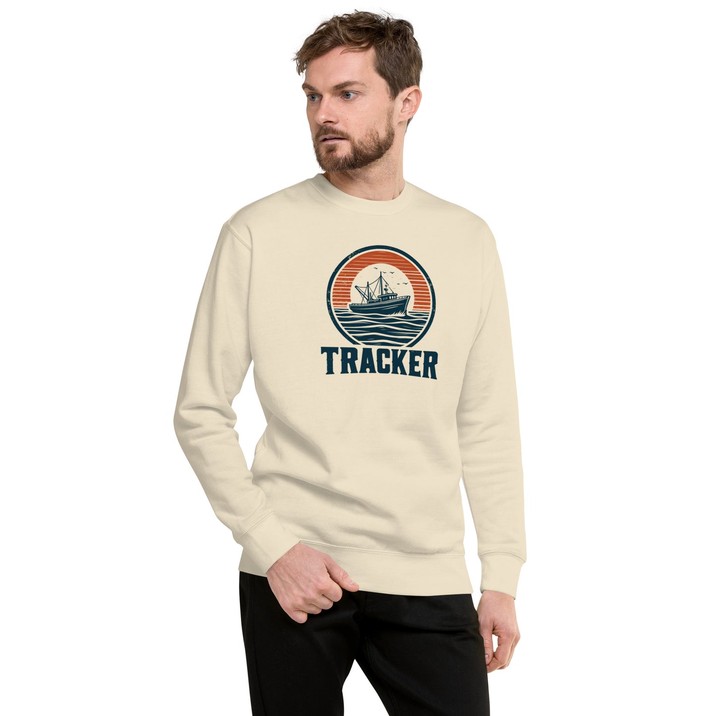 Sweatshirt premium unisexe - Tracker Fishing Boat