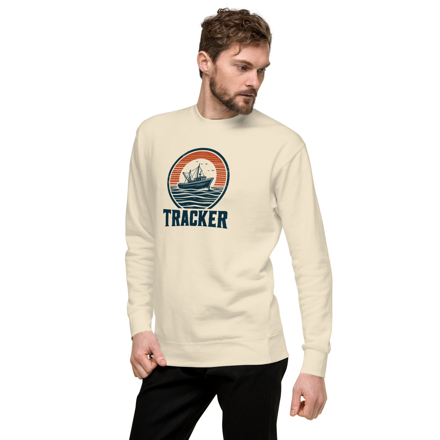 Sweatshirt premium unisexe - Tracker Fishing Boat