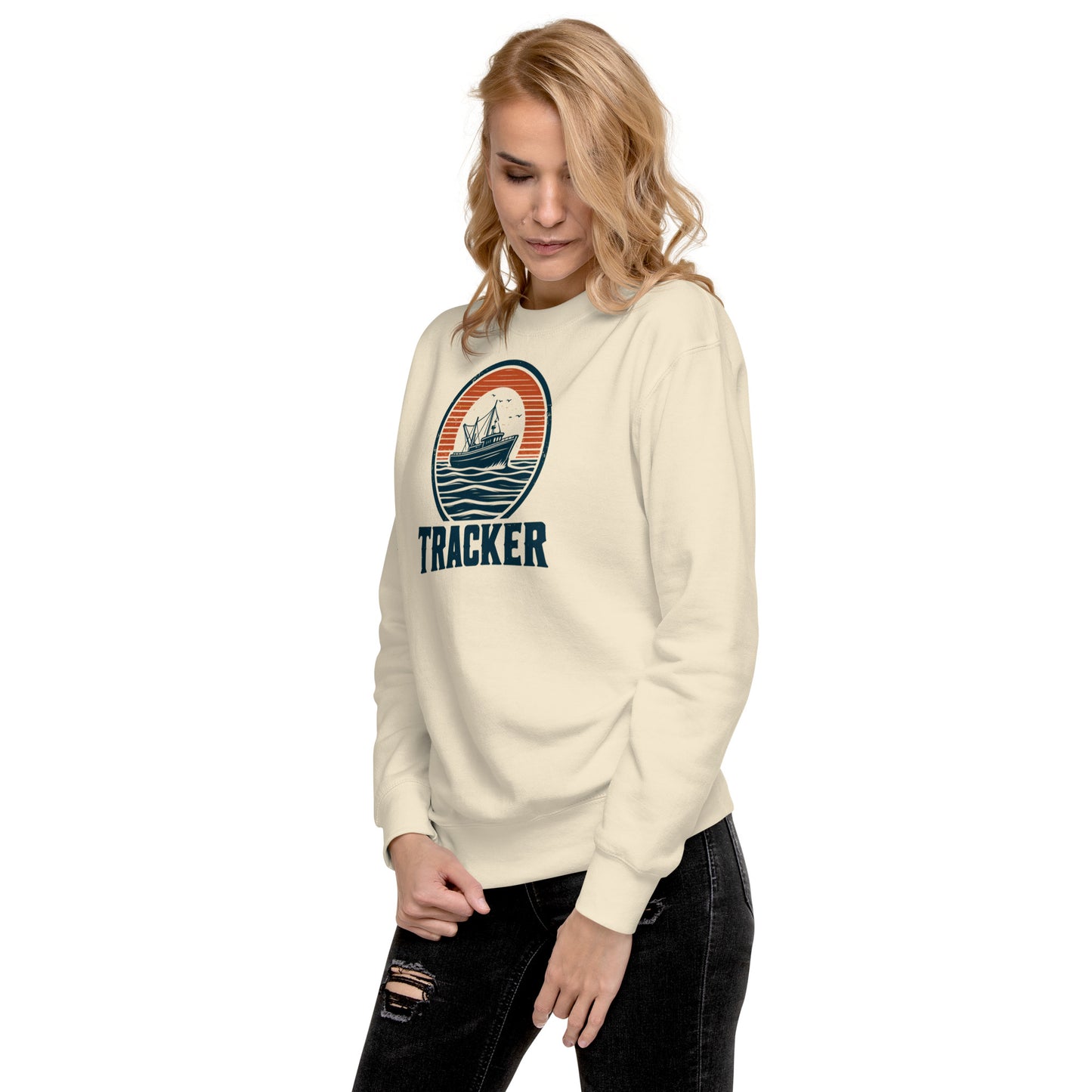Sweatshirt premium unisexe - Tracker Fishing Boat