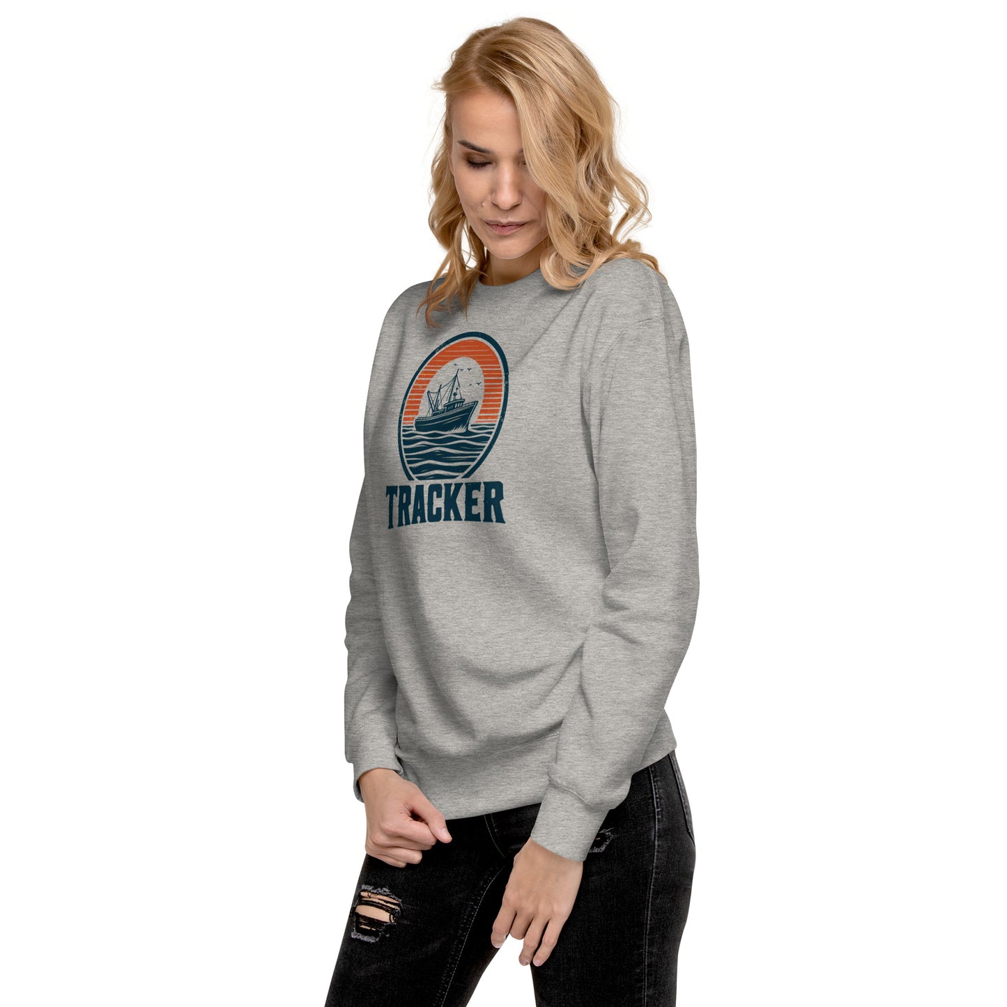Sweatshirt premium unisexe - Tracker Fishing Boat