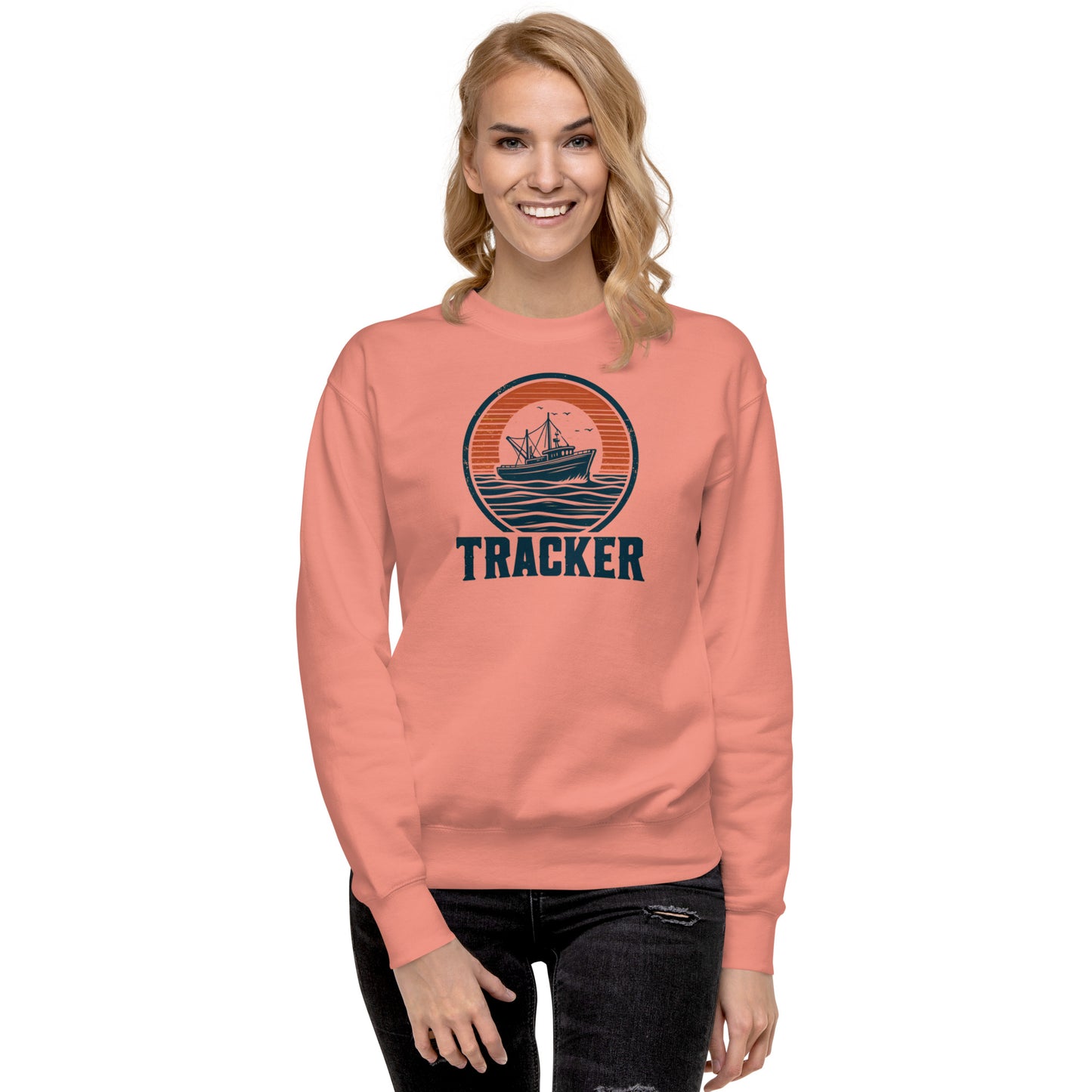 Sweatshirt premium unisexe - Tracker Fishing Boat