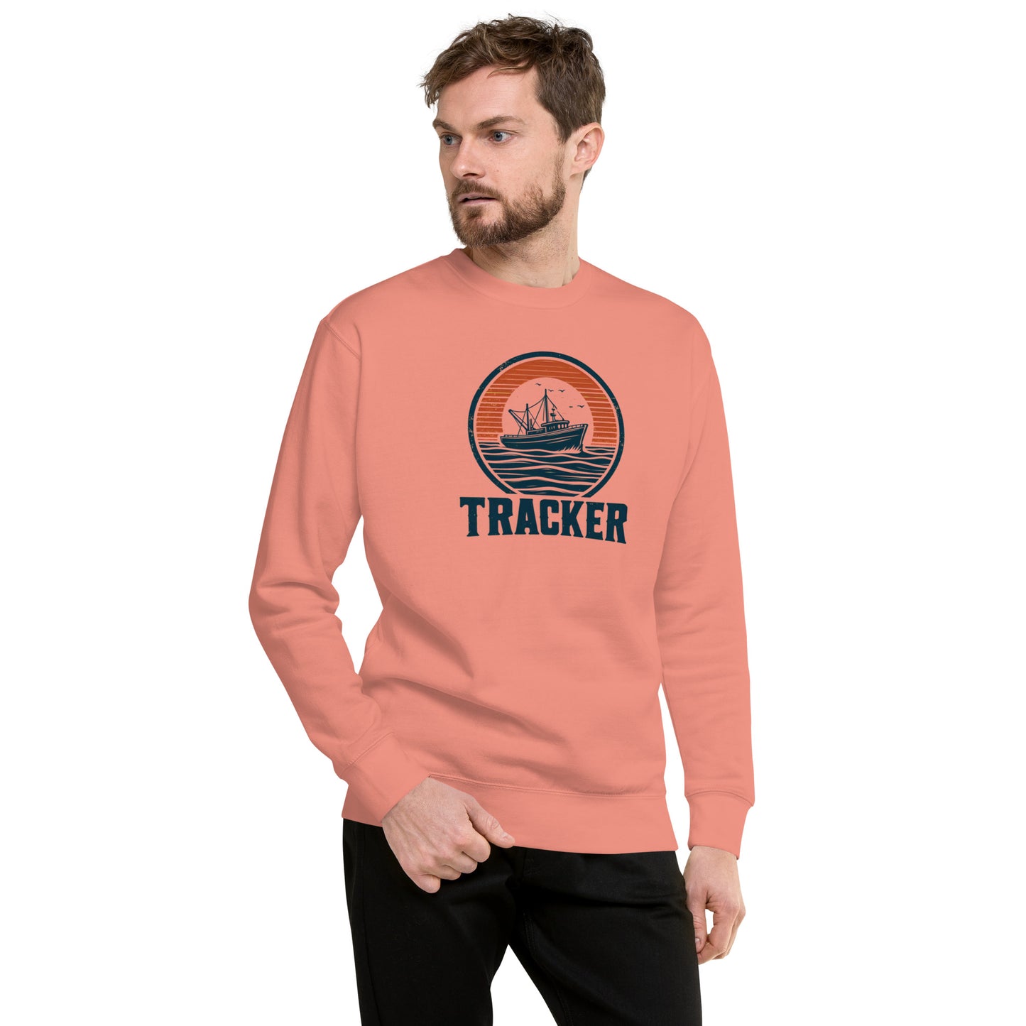 Sweatshirt premium unisexe - Tracker Fishing Boat