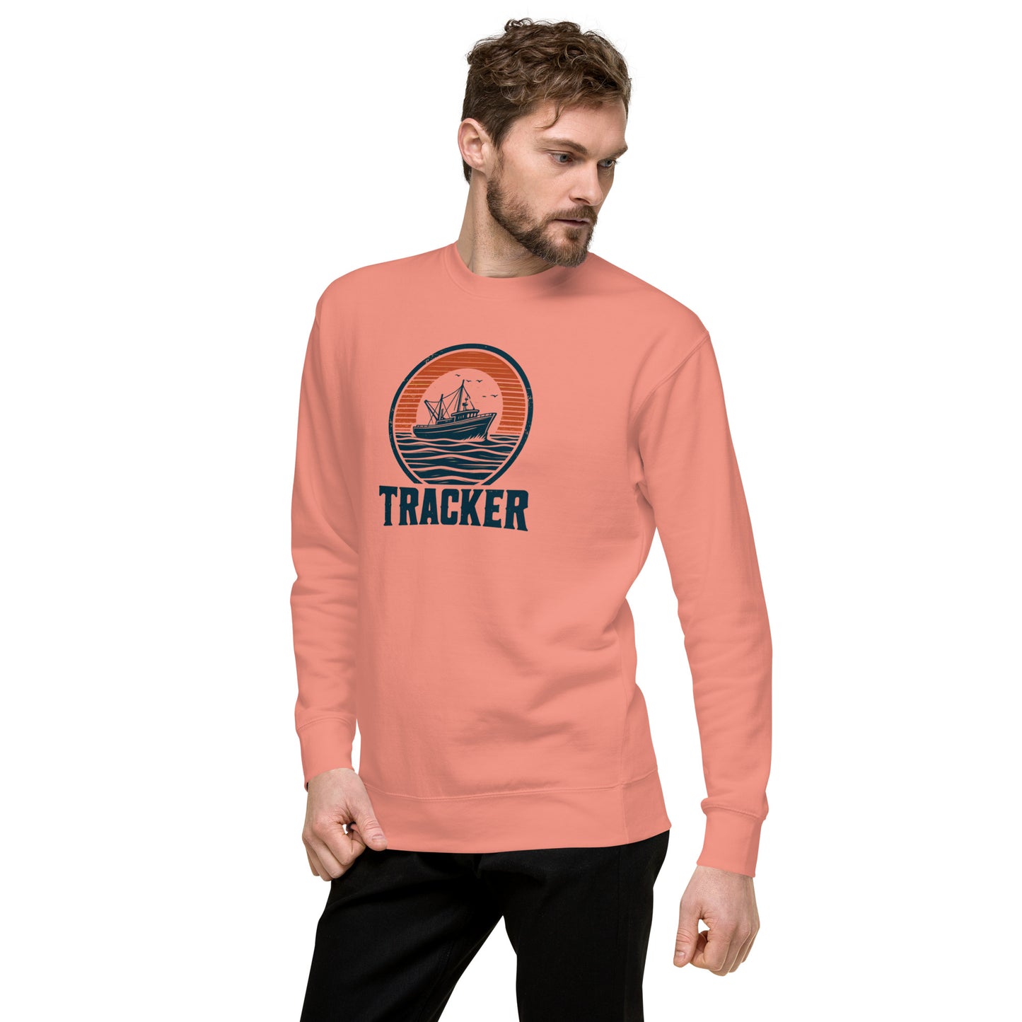 Sweatshirt premium unisexe - Tracker Fishing Boat