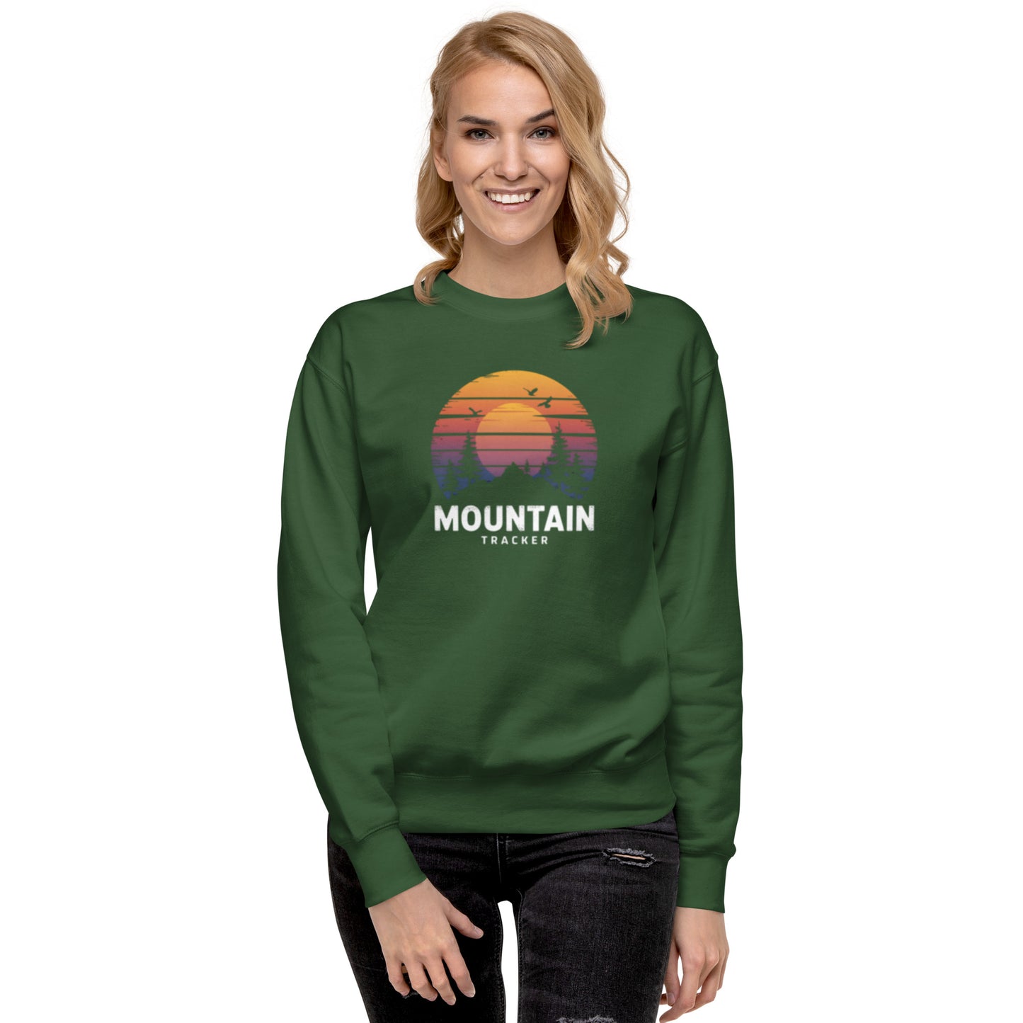 Sweatshirt premium unisexe - Tracker Montain