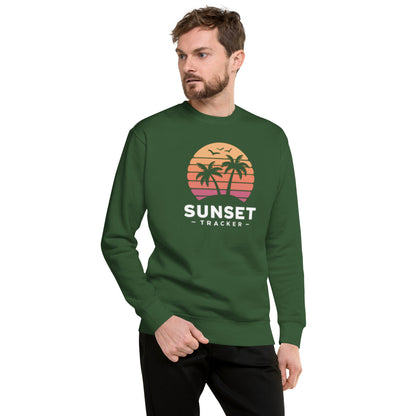 Sweatshirt premium unisexe - Tracker Sunset