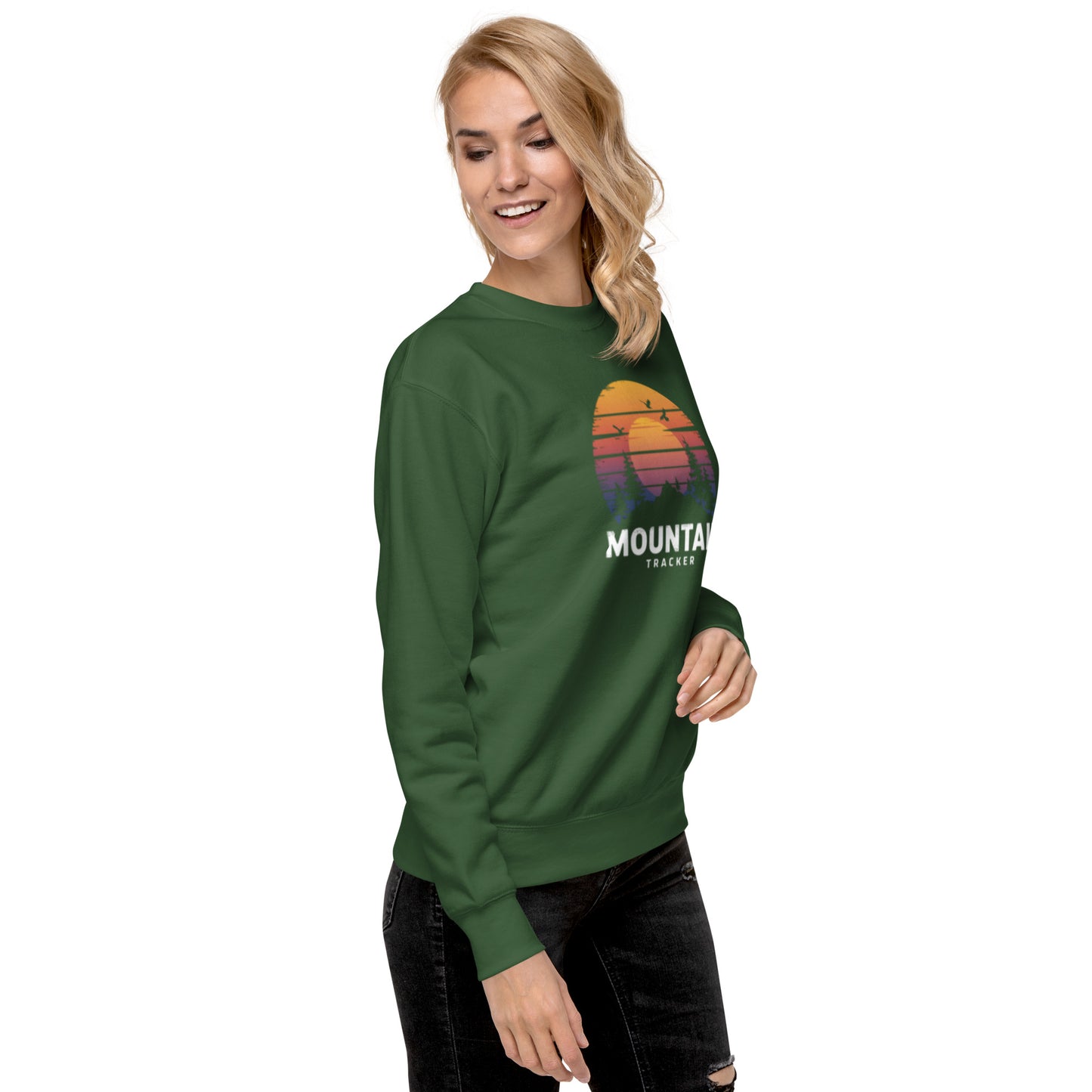 Sweatshirt premium unisexe - Tracker Montain