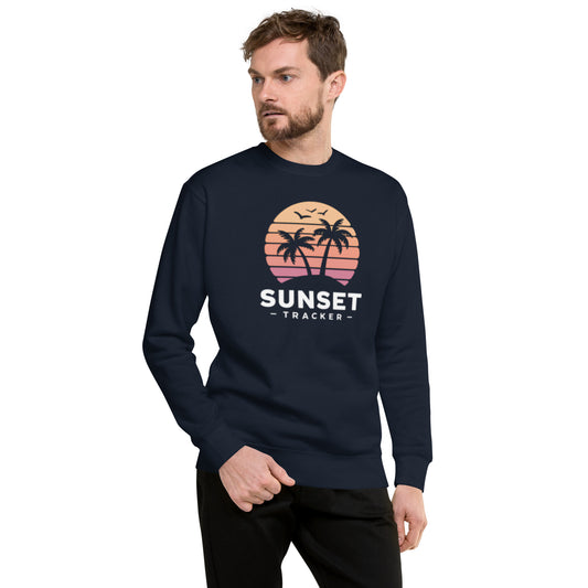 Sweatshirt premium unisexe - Tracker Sunset