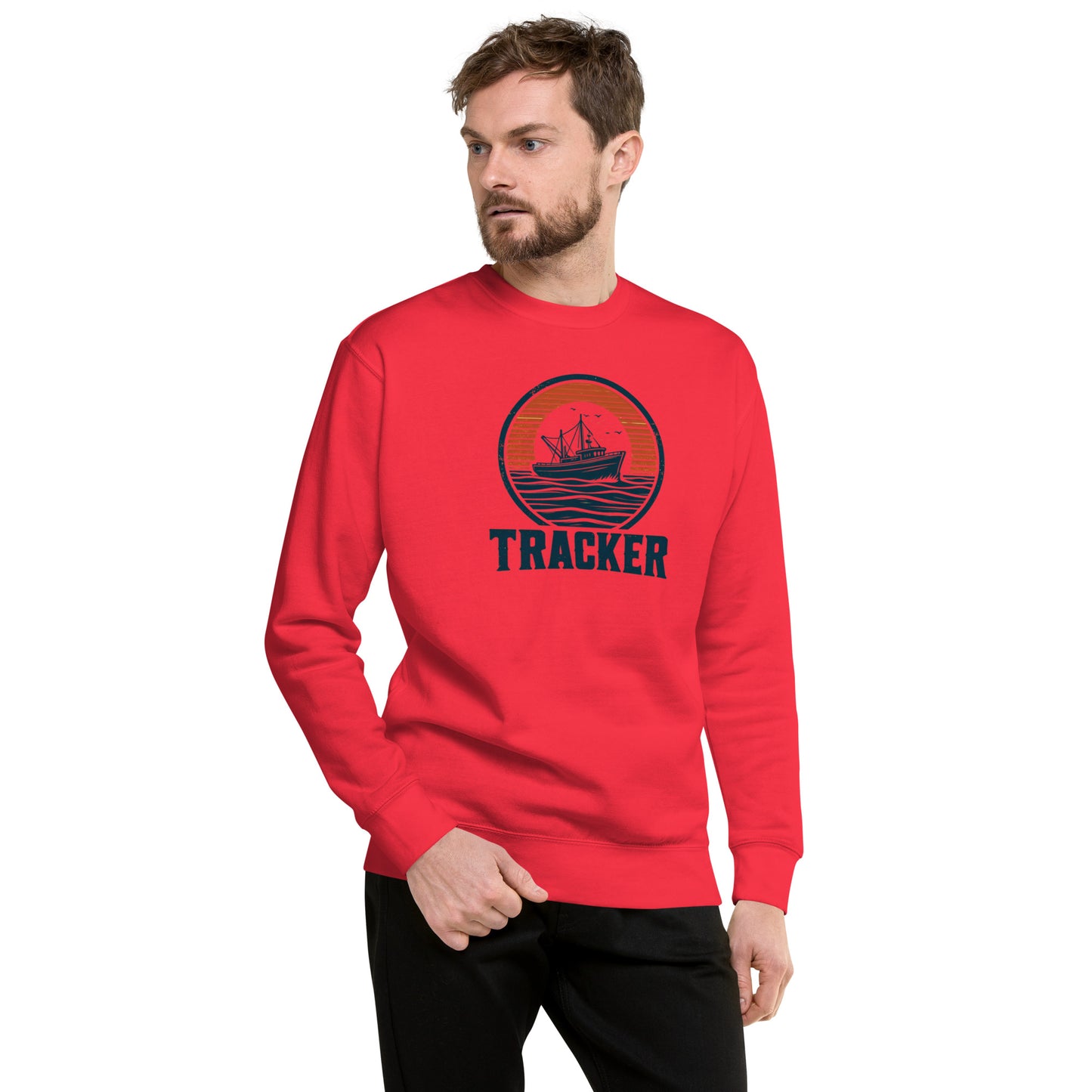 Sweatshirt premium unisexe - Tracker Fishing Boat