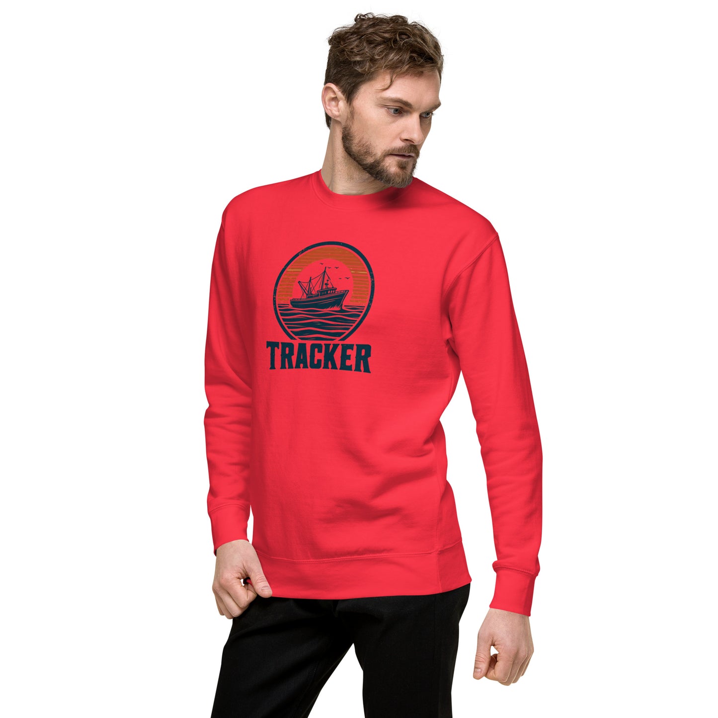 Sweatshirt premium unisexe - Tracker Fishing Boat