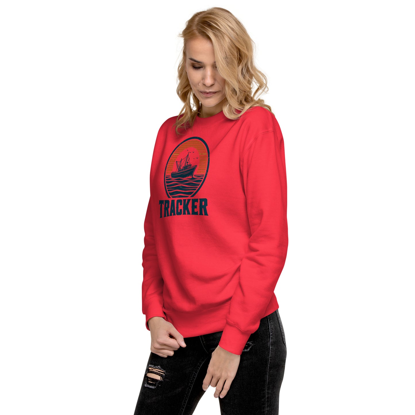 Sweatshirt premium unisexe - Tracker Fishing Boat