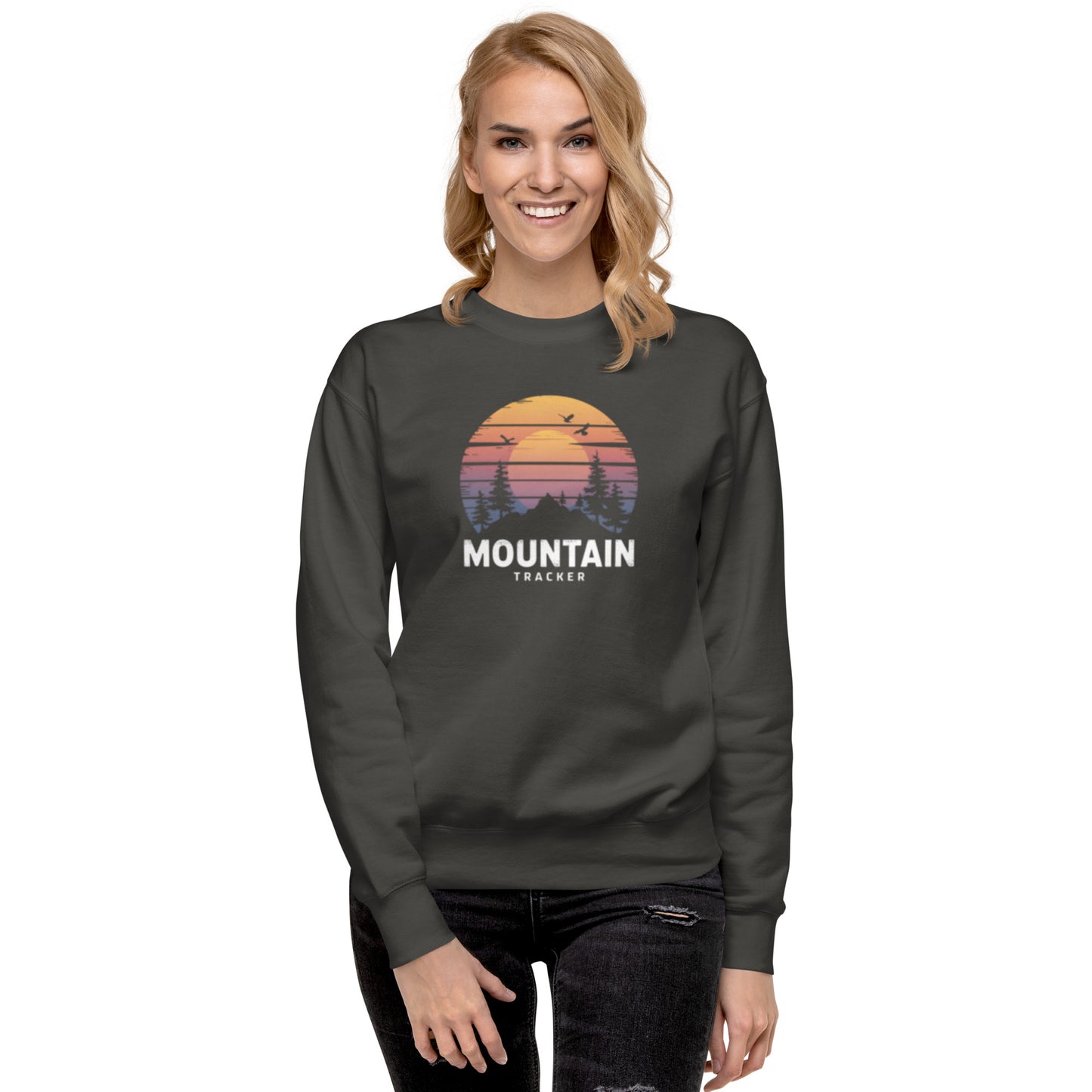 Sweatshirt premium unisexe - Tracker Montain