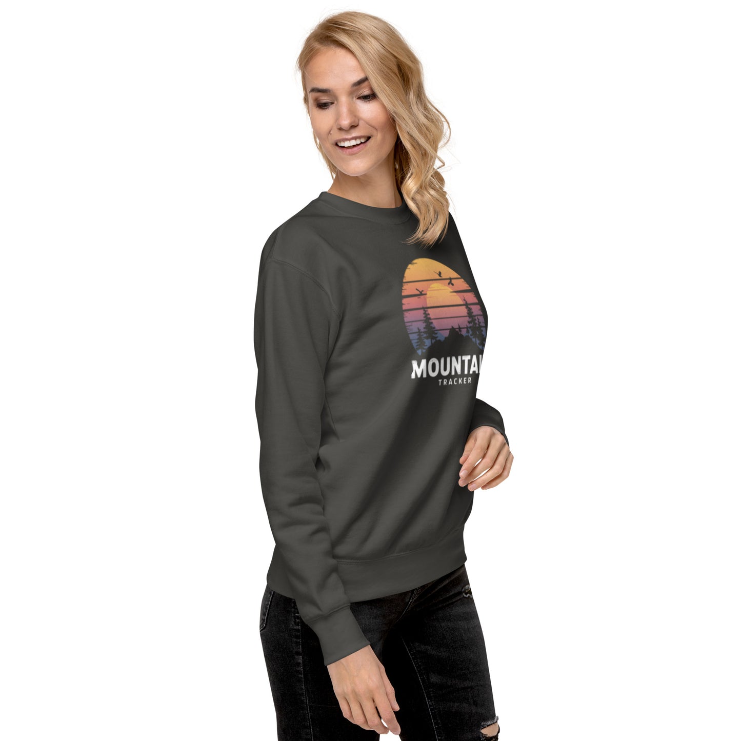 Sweatshirt premium unisexe - Tracker Montain