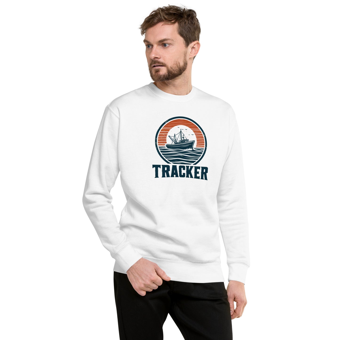 Sweatshirt premium unisexe - Tracker Fishing Boat