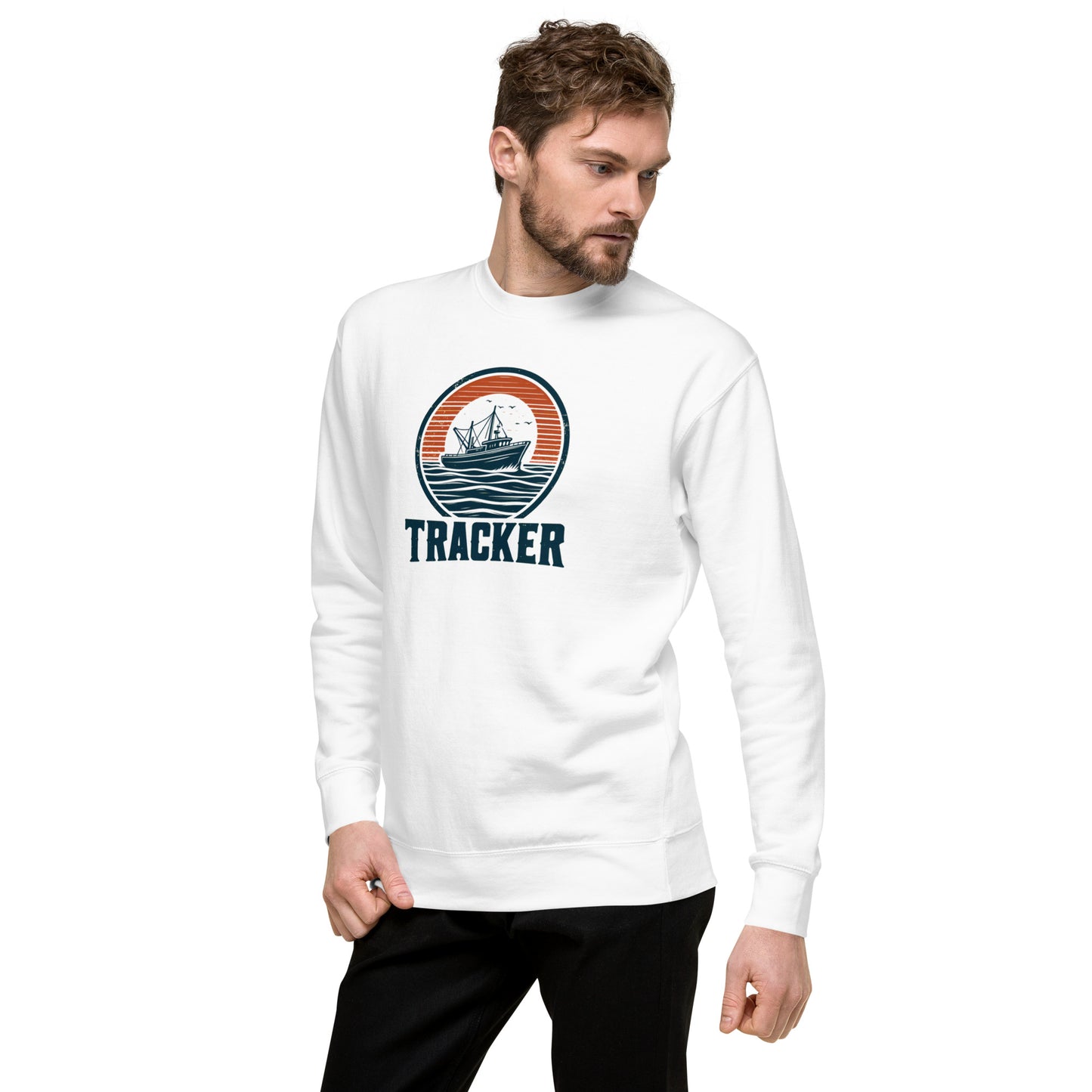 Sweatshirt premium unisexe - Tracker Fishing Boat