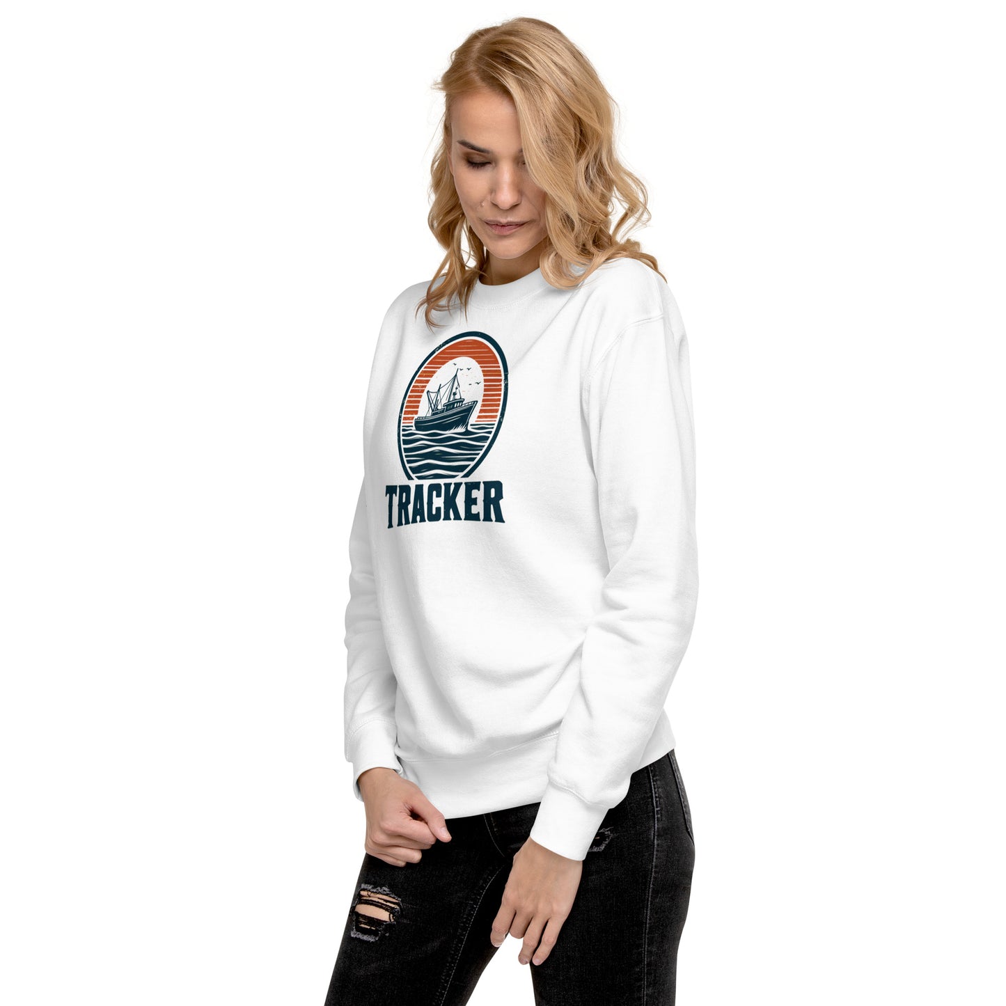 Sweatshirt premium unisexe - Tracker Fishing Boat